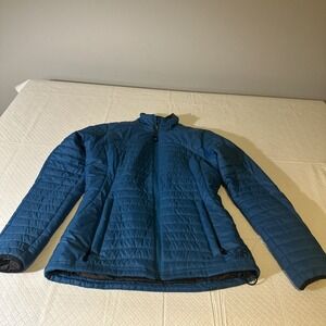 New Balance Lightweight Quilted Women size Small Teal Full Zip Activewear